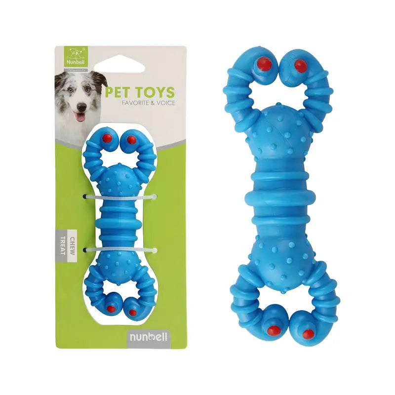 Nunbell Squeaky Rubber Dog Chew Toy