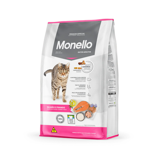 MONELLO CAT FOOD SALMON,TUNA AND CHICKEN