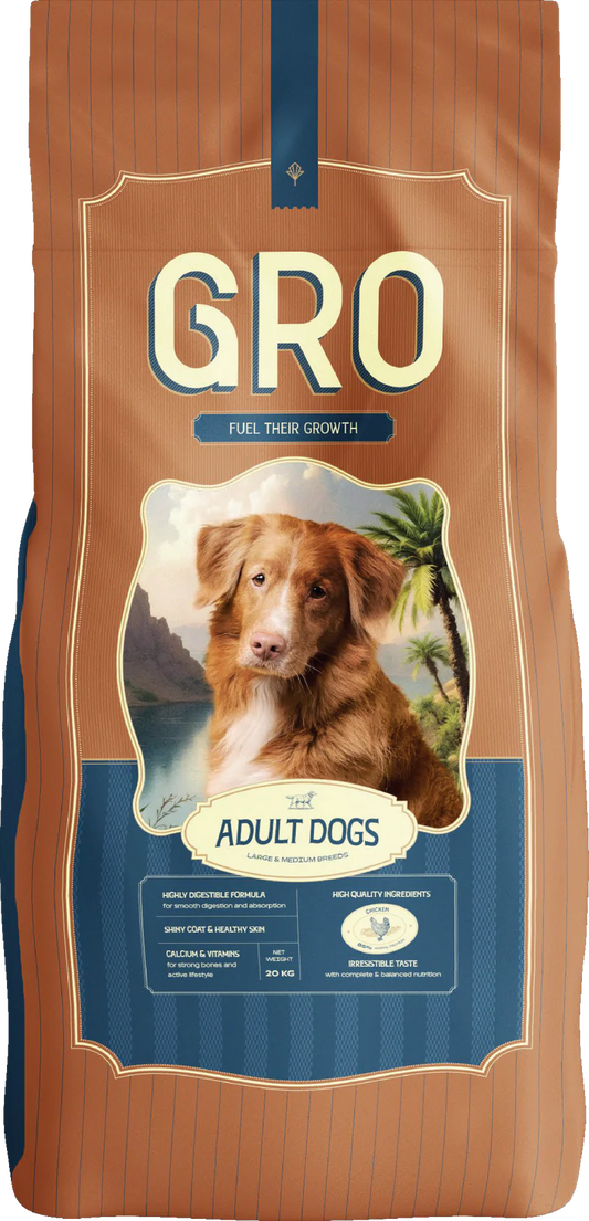 Gro Dog Dry Food Adult - 1 kg