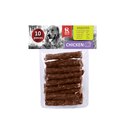 Rich Chicken Chew Bones for Dogs (10 pieces)