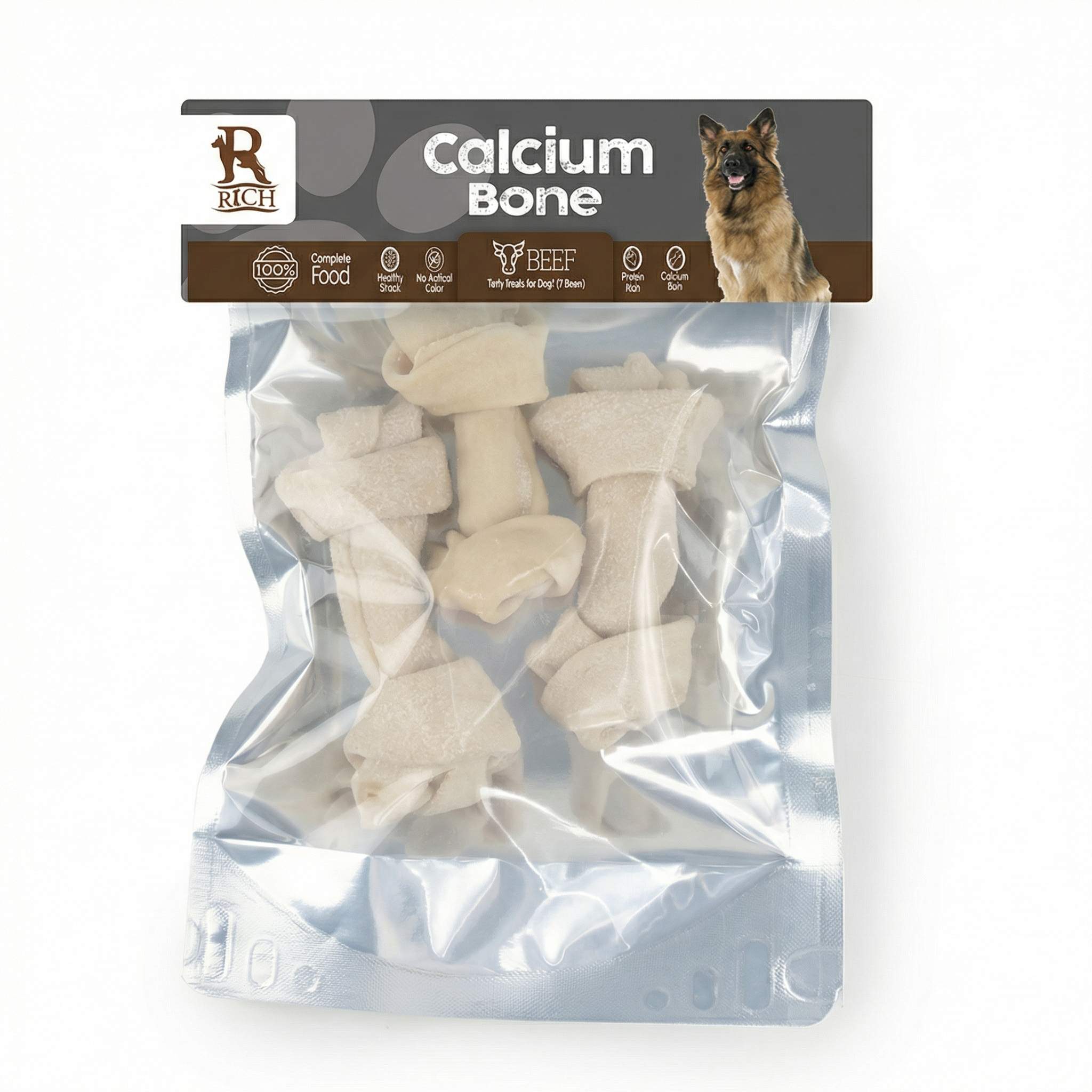 RIch Treats White calcium bon ( 3 Bons )