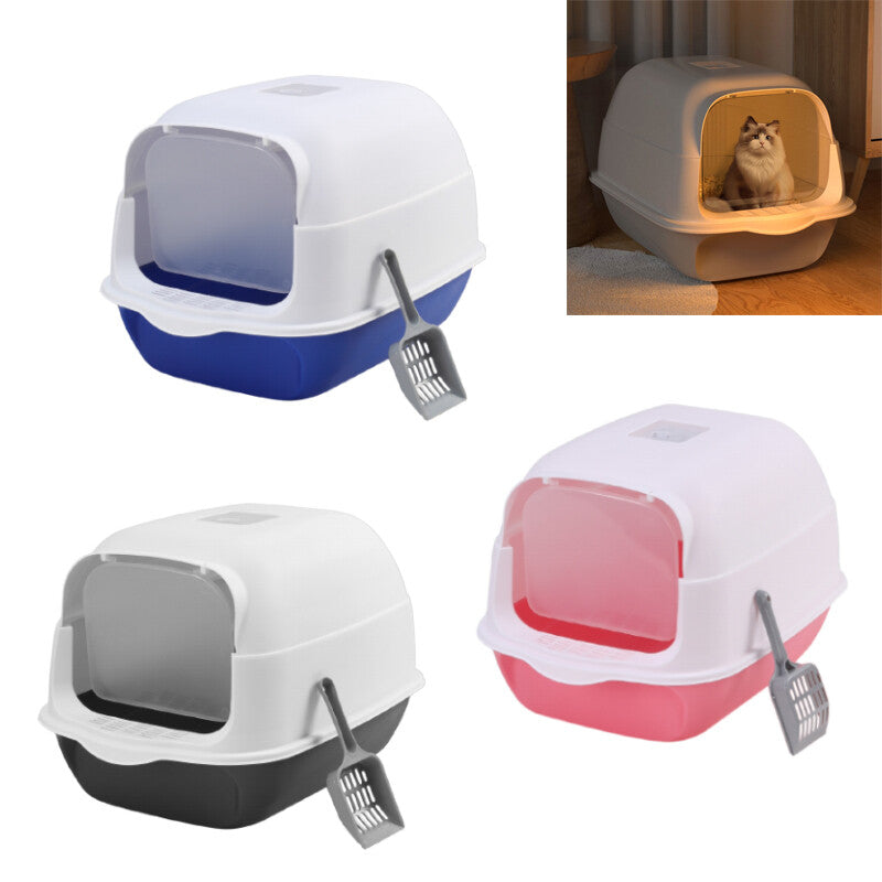 Cat Litter box in a practical holder cat toilet