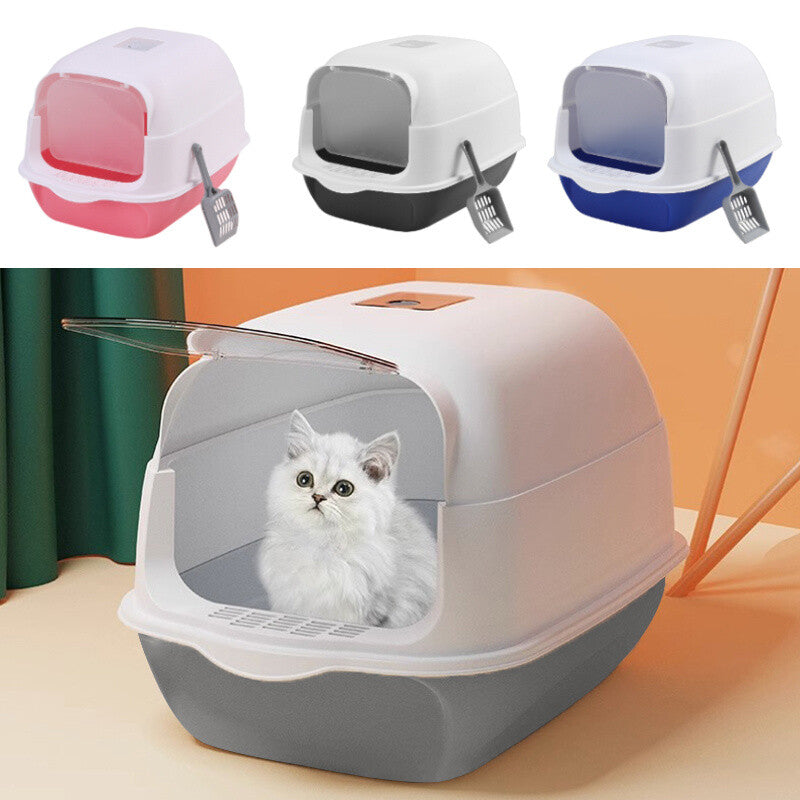 Cat Litter box in a practical holder cat toilet