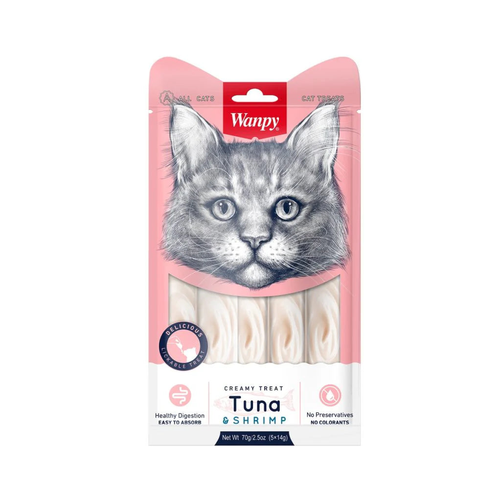 Wanpy Cat Creamy Treat Tuna & shrimp